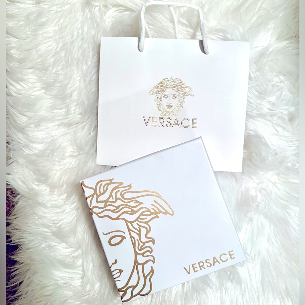 Versace box and bag